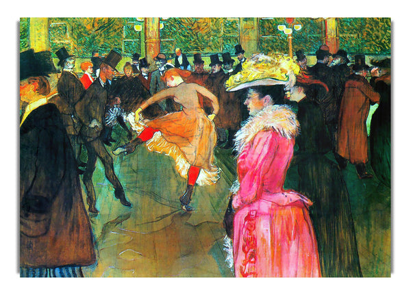 Ball In The Moulin Rouge By Toulouse Lautrec