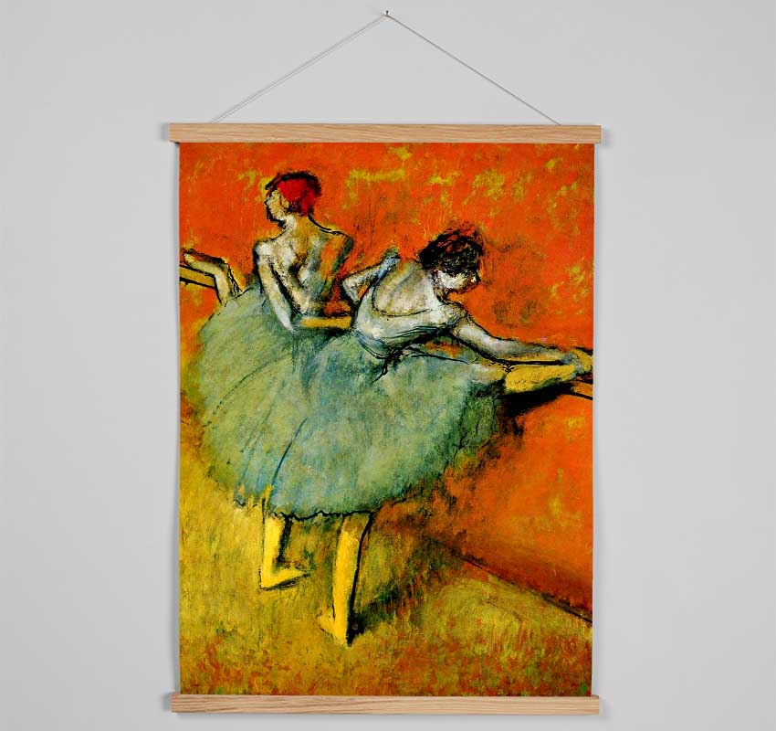 Degas Ballerina Twins Hanging Poster - Wallart-Direct UK