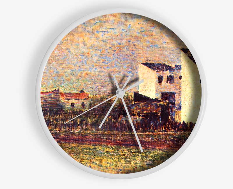 Seurat Banlieue Clock - Wallart-Direct UK