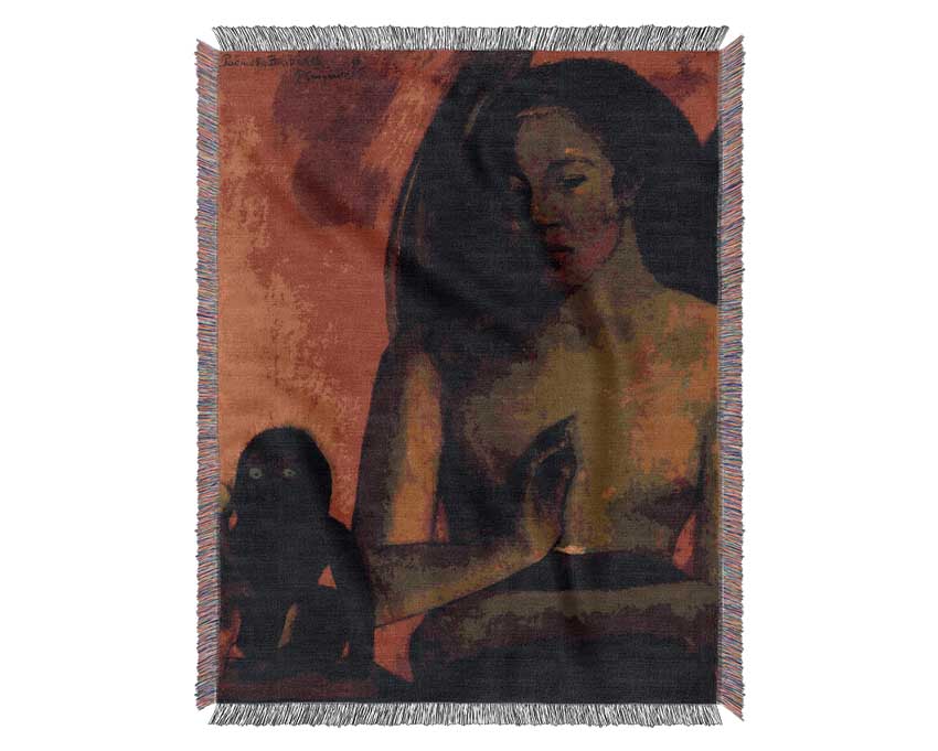 Gauguin Barbaras Woven Blanket