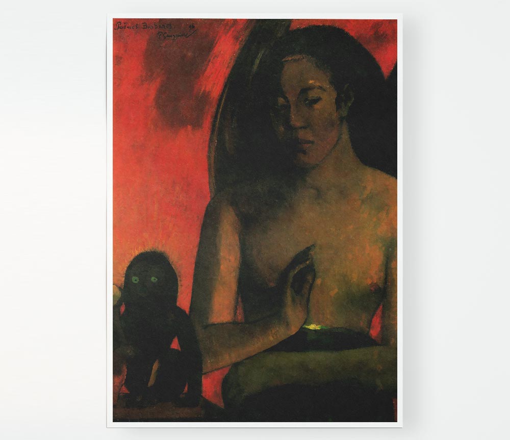 Gauguin Barbaras Print Poster Wall Art