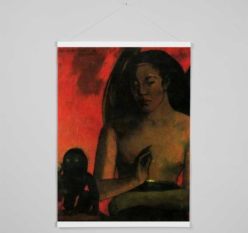 Gauguin Barbaras Hanging Poster - Wallart-Direct UK