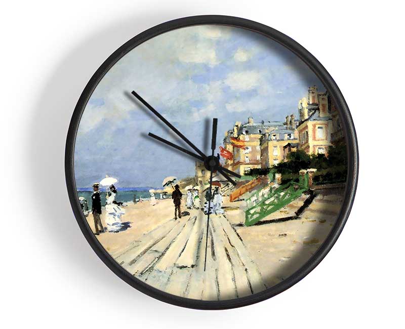 Monet Beach At Trouville Clock - Wallart-Direct UK