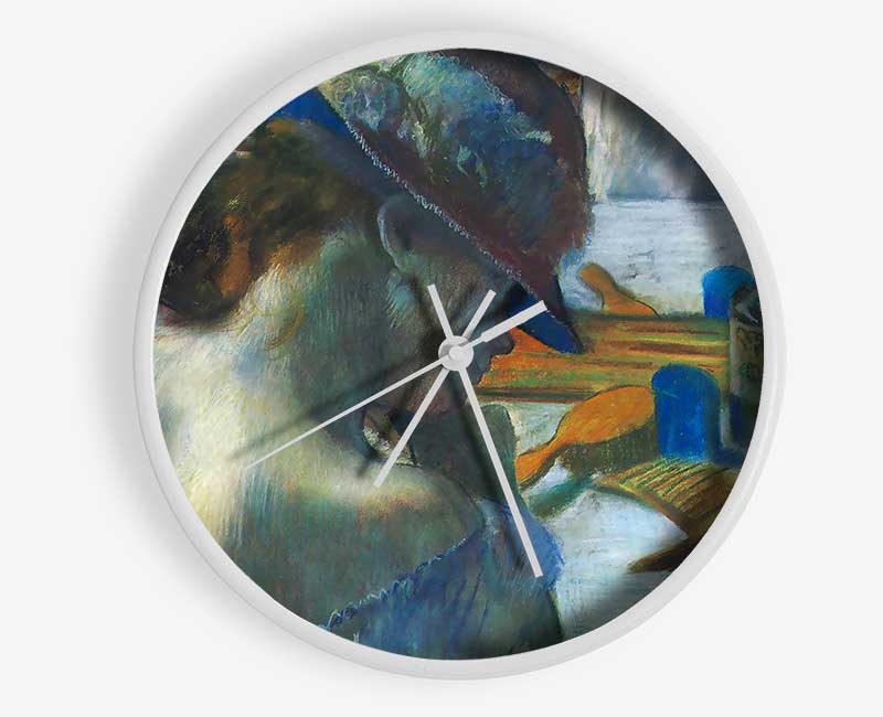 Degas Before The Mirror Clock - Wallart-Direct UK