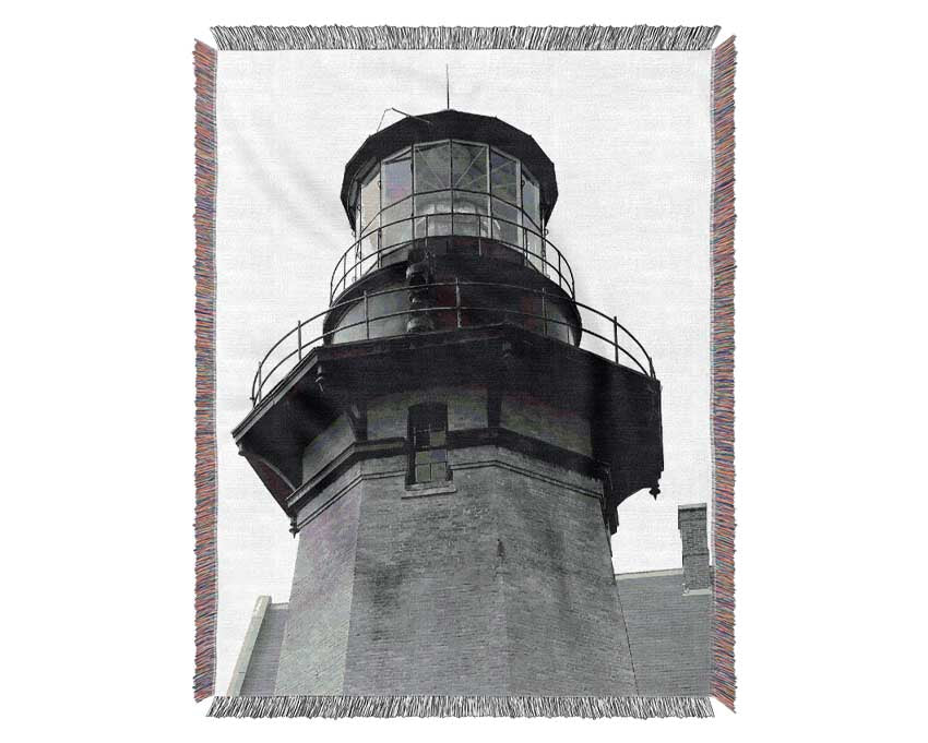 Ansel Adams Block Island Southeast Light Woven Blanket