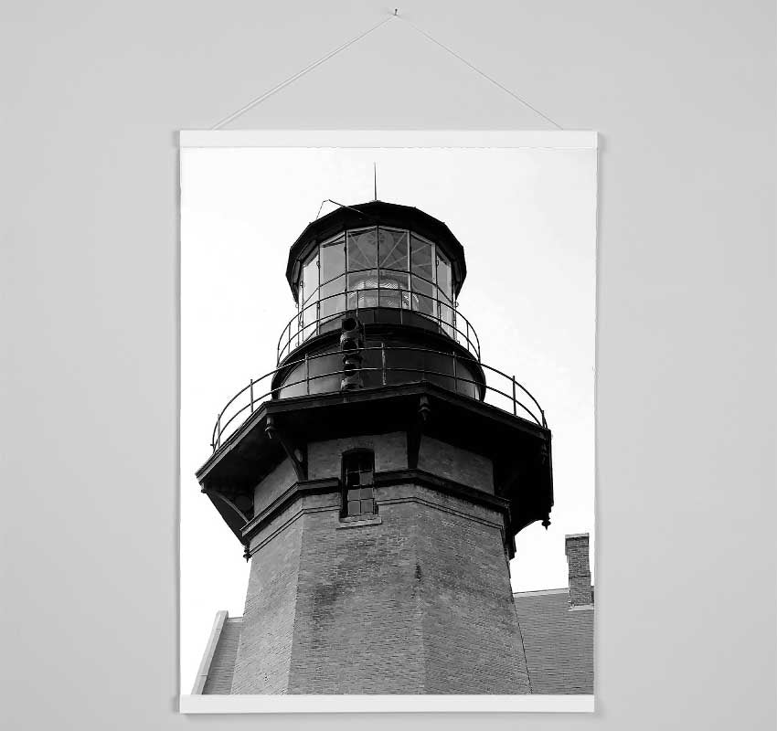 Ansel Adams Block Island Southeast Light Hanging Poster - Wallart-Direct UK