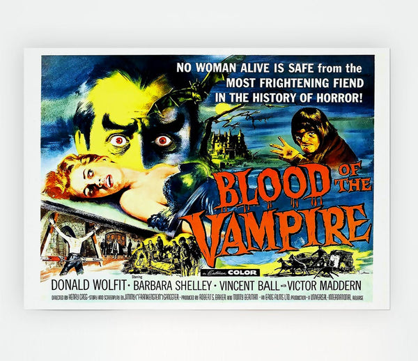 Blood Of The Vampire Poster 2 Print Poster Wall Art