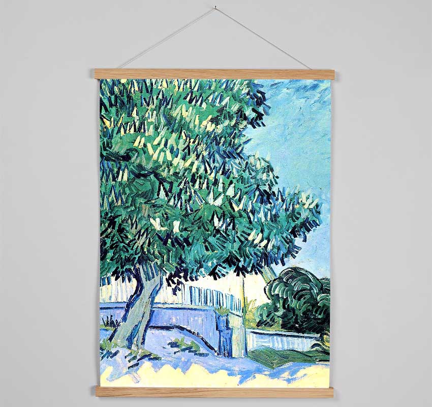 Van Gogh Blossoming Chestnut Tree 2 Hanging Poster - Wallart-Direct UK