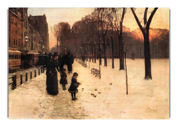 Boston In Everyday Twilight By Hassam