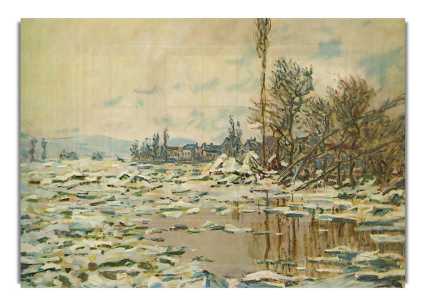 Break Up Of Ice By Monet