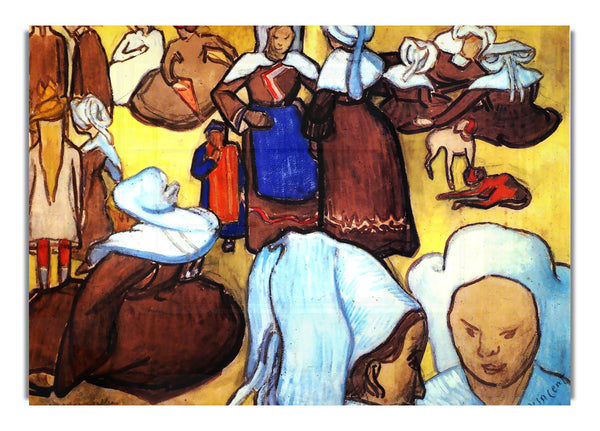 Breton Women After Emile Bernard