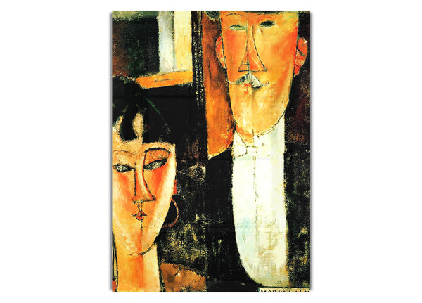 Bride And Groom By Modigliani