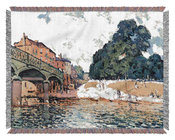 Sisley Bridge Of Hampton Court Woven Blanket