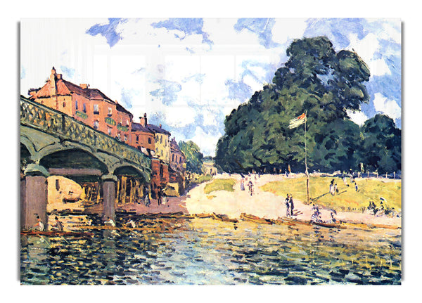 Bridge Of Hampton Court By Sisley