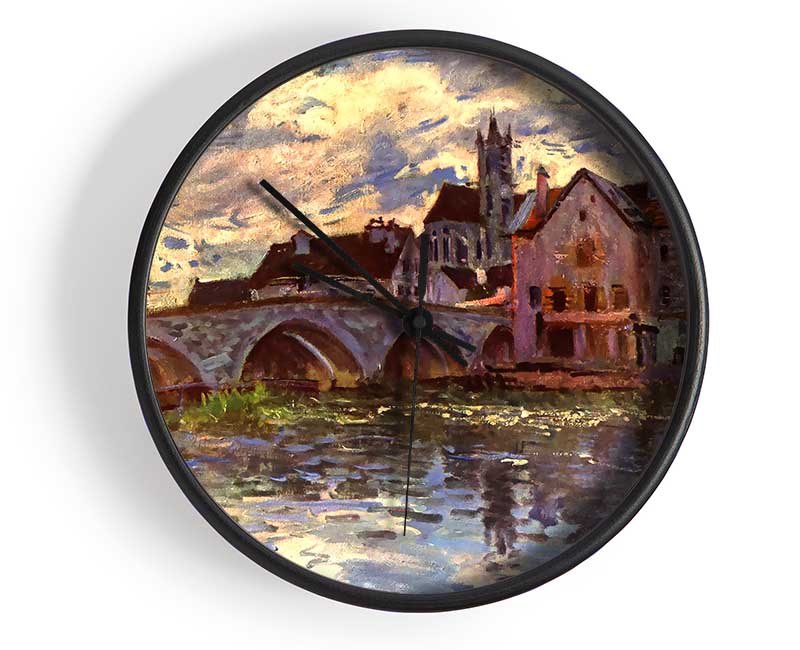 Sisley Bridge Of Moret Clock - Wallart-Direct UK