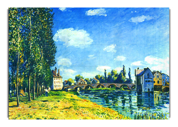 Bridge Of Moret In Summer By Sisley