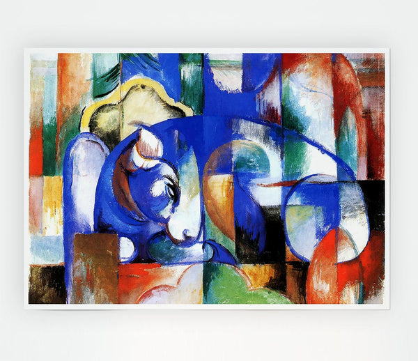 Franz Marc Bull Print Poster Wall Art