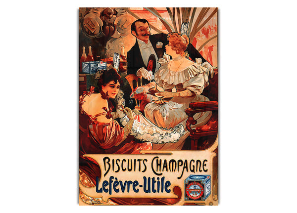 Buscuits, Lefevre Utile 2 By Alphonse Mucha