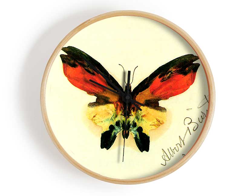 Bierstadt Butterfly 2 Clock - Wallart-Direct UK