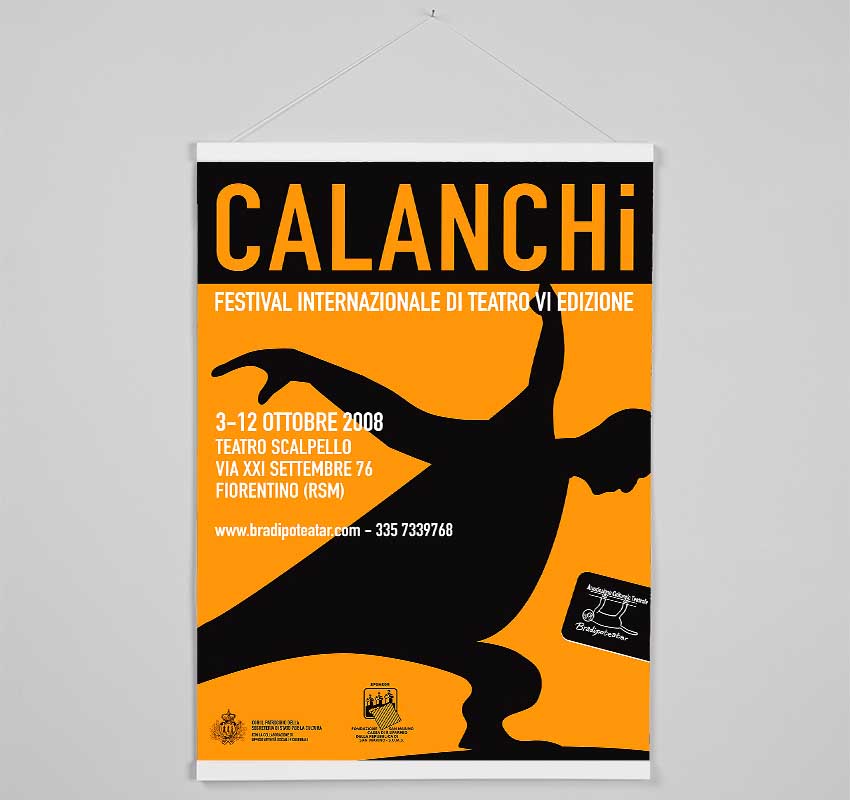 Calanchi Hanging Poster - Wallart-Direct UK