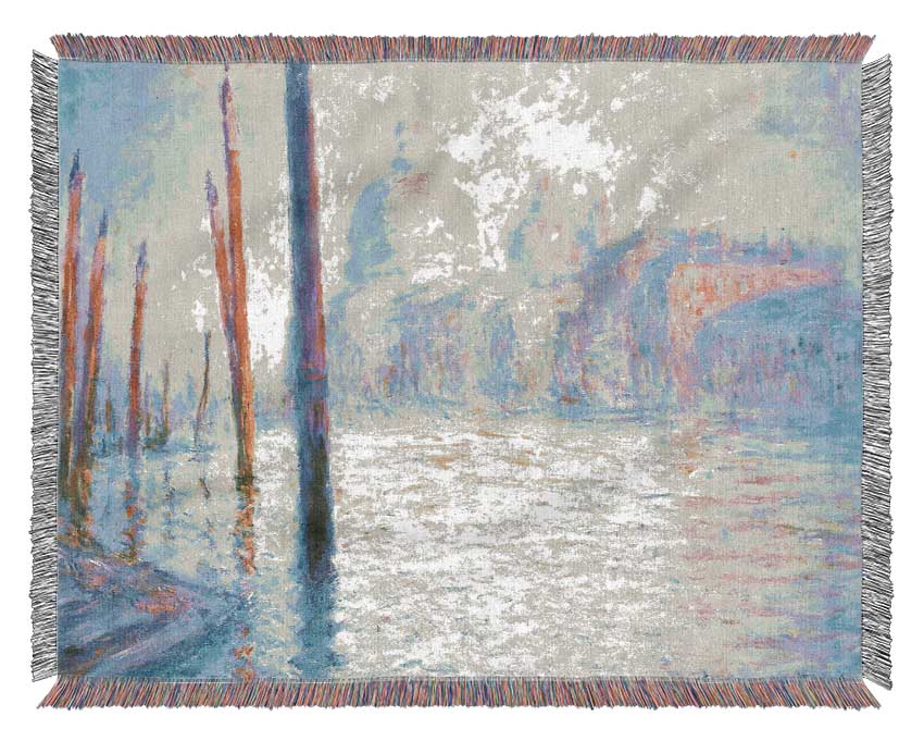 Monet Canal Grand Woven Blanket