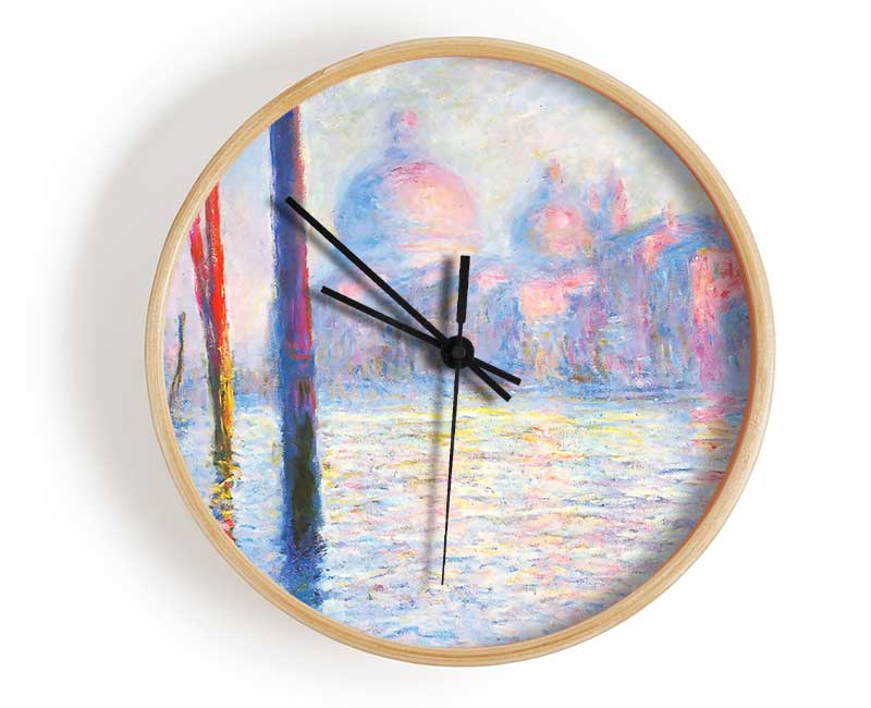 Monet Canal Grand Clock - Wallart-Direct UK