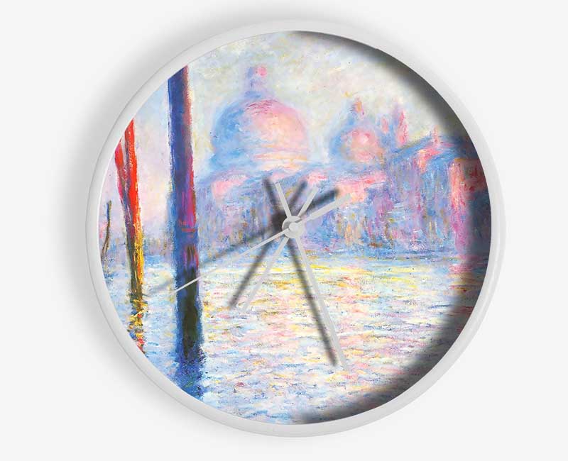 Monet Canal Grand Clock - Wallart-Direct UK