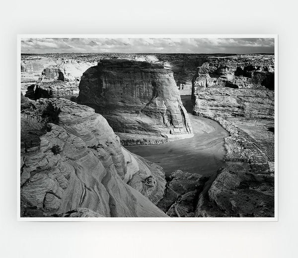 Ansel Adams Canyon De Chelly Arizona B N W Print Poster Wall Art