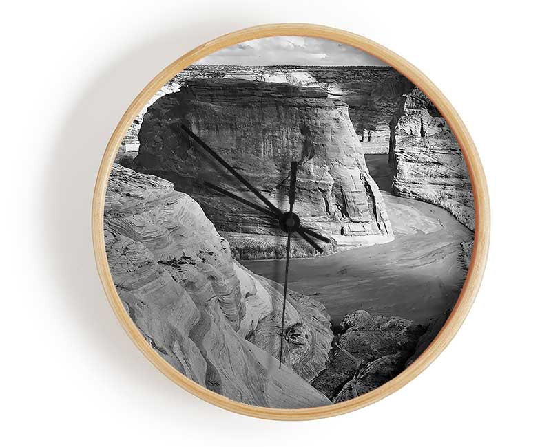 Ansel Adams Canyon De Chelly Arizona B n W Clock - Wallart-Direct UK