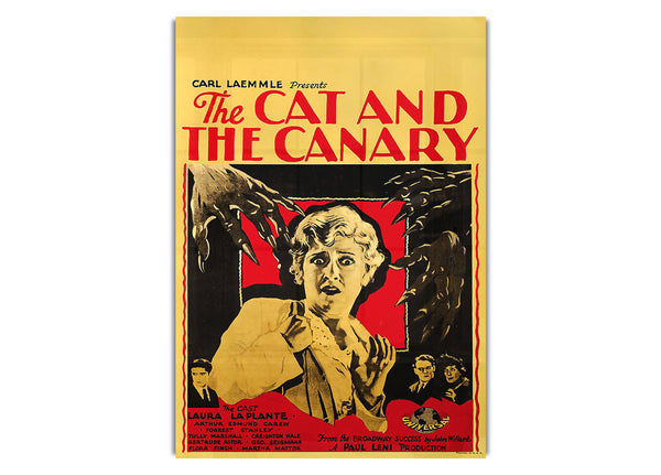 Cat And Canary 1927 Poster 1