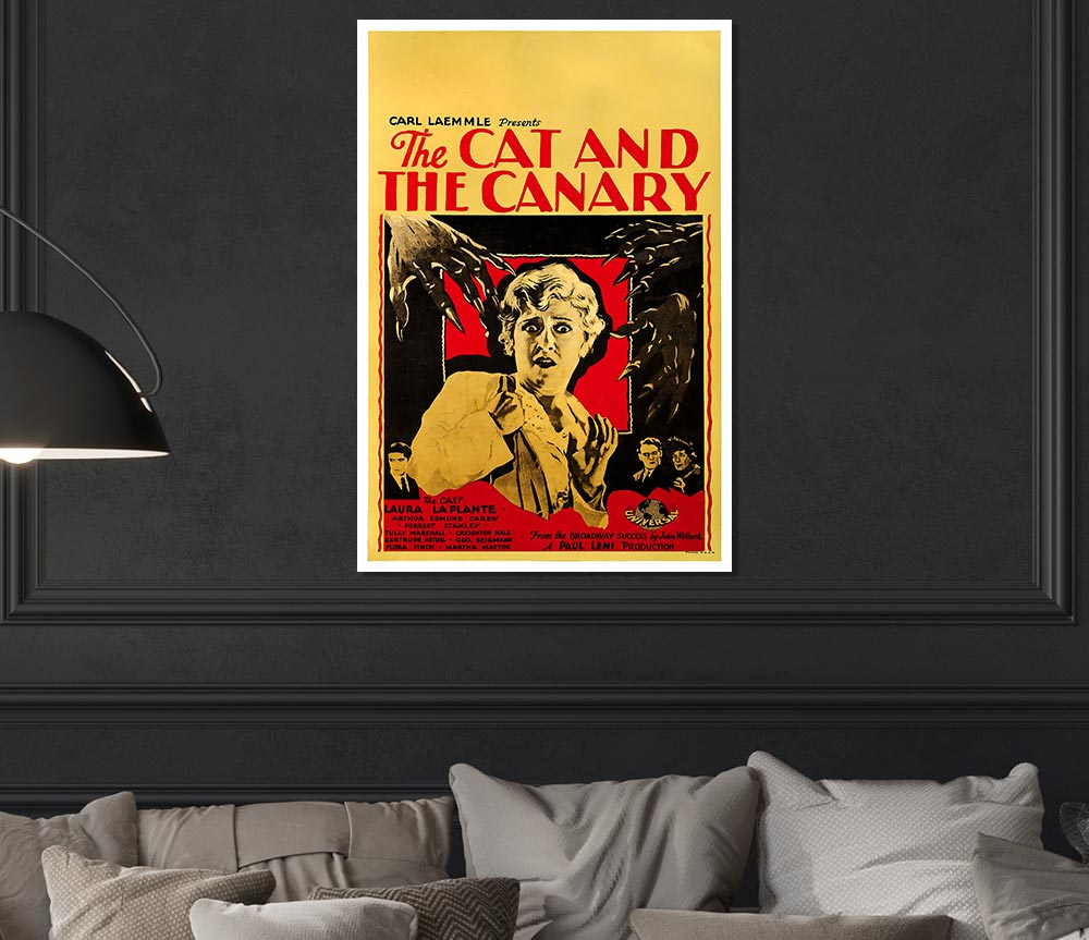 Cat And Canary 1927 Poster Print Poster Wall Art