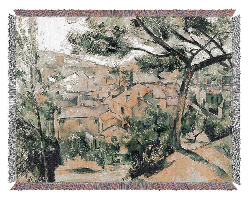 Cezanne Lestaque Against The Sunlight Woven Blanket