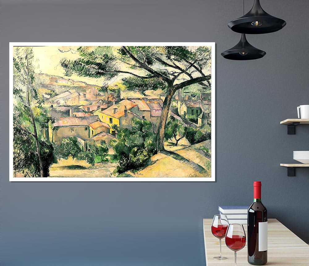 Cezanne Lestaque Against The Sunlight Print Poster Wall Art