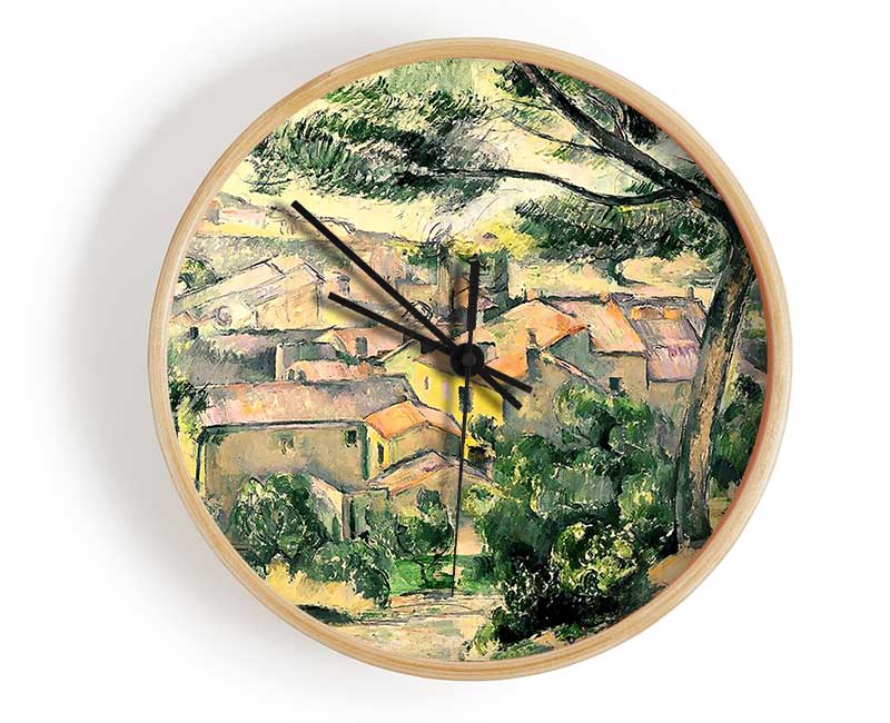 Cezanne Lestaque Against The Sunlight Clock - Wallart-Direct UK