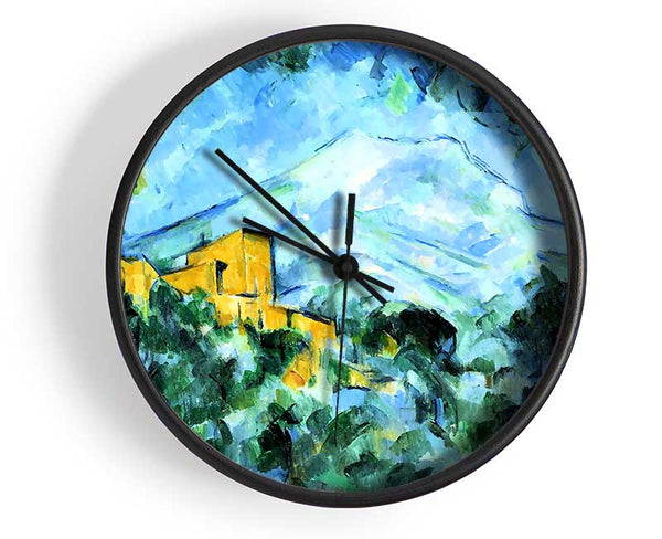 Cezanne Mont Sainte-Victoire And Chateau Noir Clock - Wallart-Direct UK