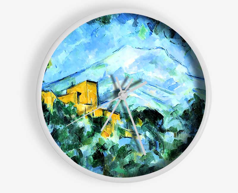 Cezanne Mont Sainte-Victoire And Chateau Noir Clock - Wallart-Direct UK