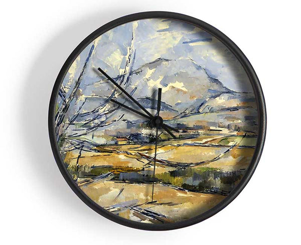 Cezanne Montagne Sainte-Victoire Clock - Wallart-Direct UK