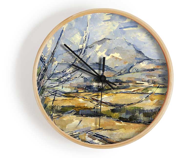 Cezanne Montagne Sainte-Victoire Clock - Wallart-Direct UK