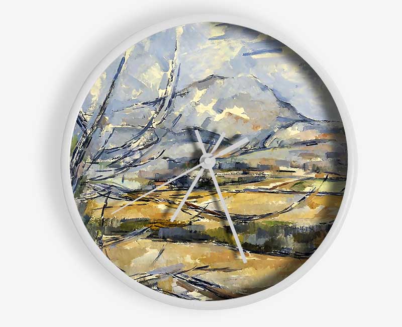 Cezanne Montagne Sainte-Victoire Clock - Wallart-Direct UK