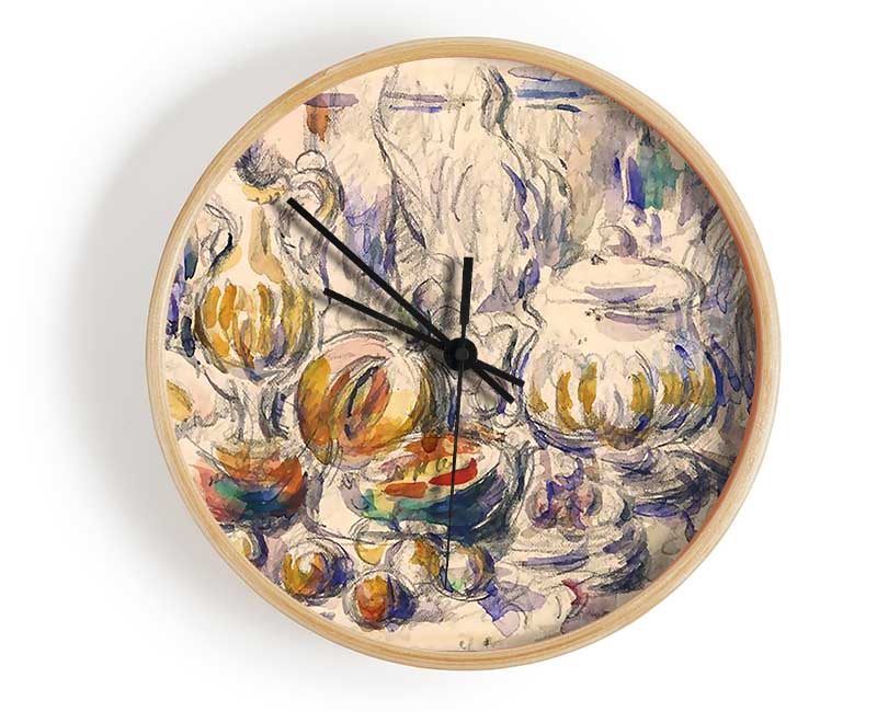 Cezanne Pot And Soup Tureen Clock - Wallart-Direct UK