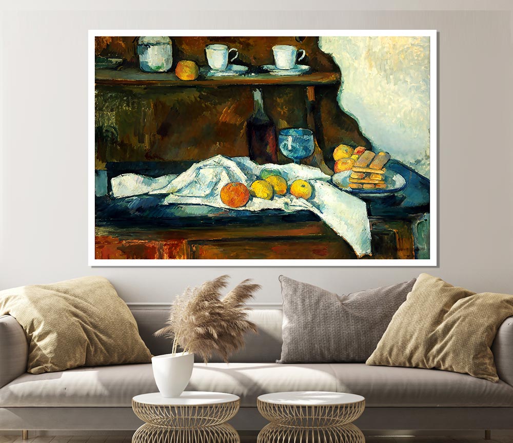 Cezanne The Buffet Print Poster Wall Art