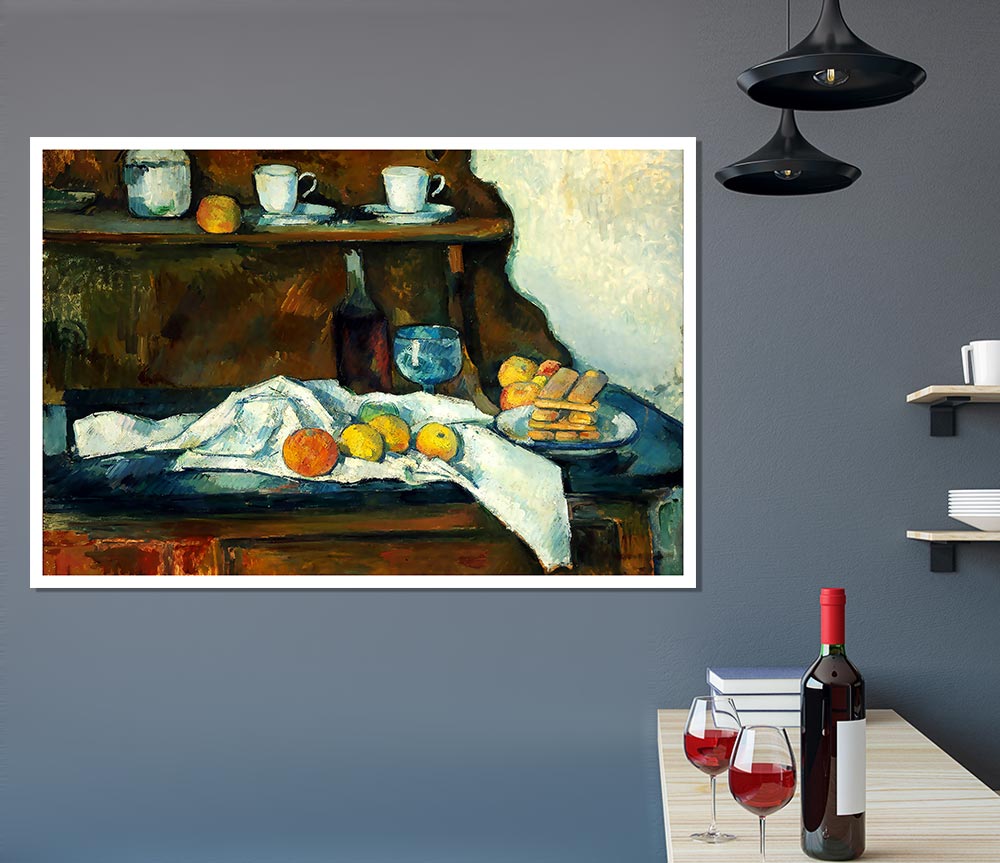 Cezanne The Buffet Print Poster Wall Art