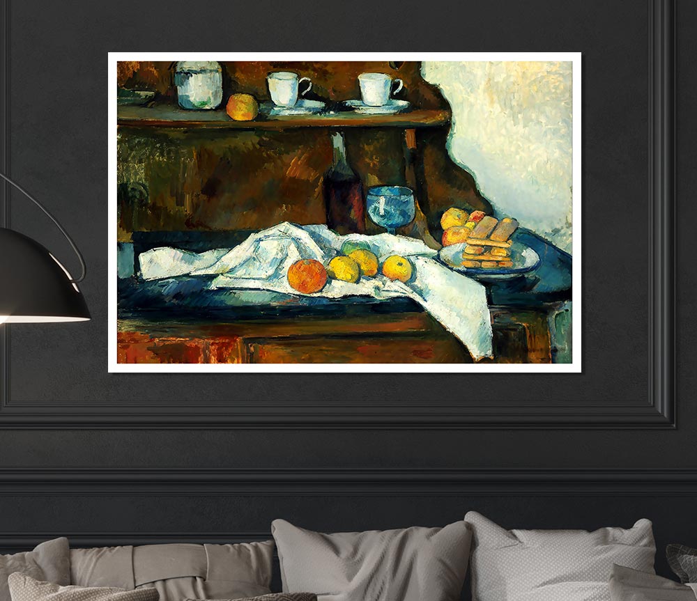 Cezanne The Buffet Print Poster Wall Art