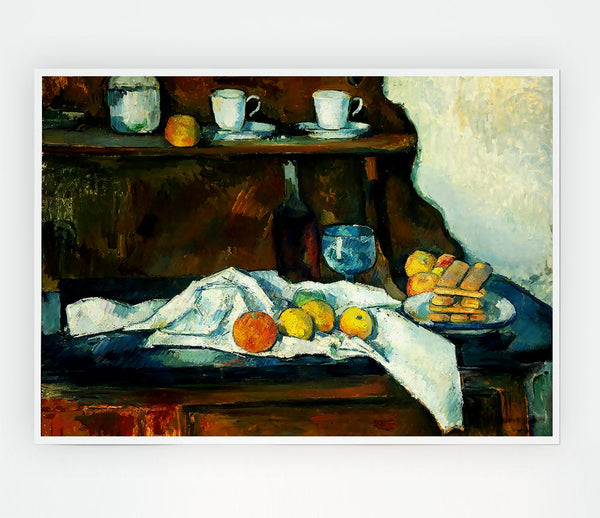 Cezanne The Buffet Print Poster Wall Art