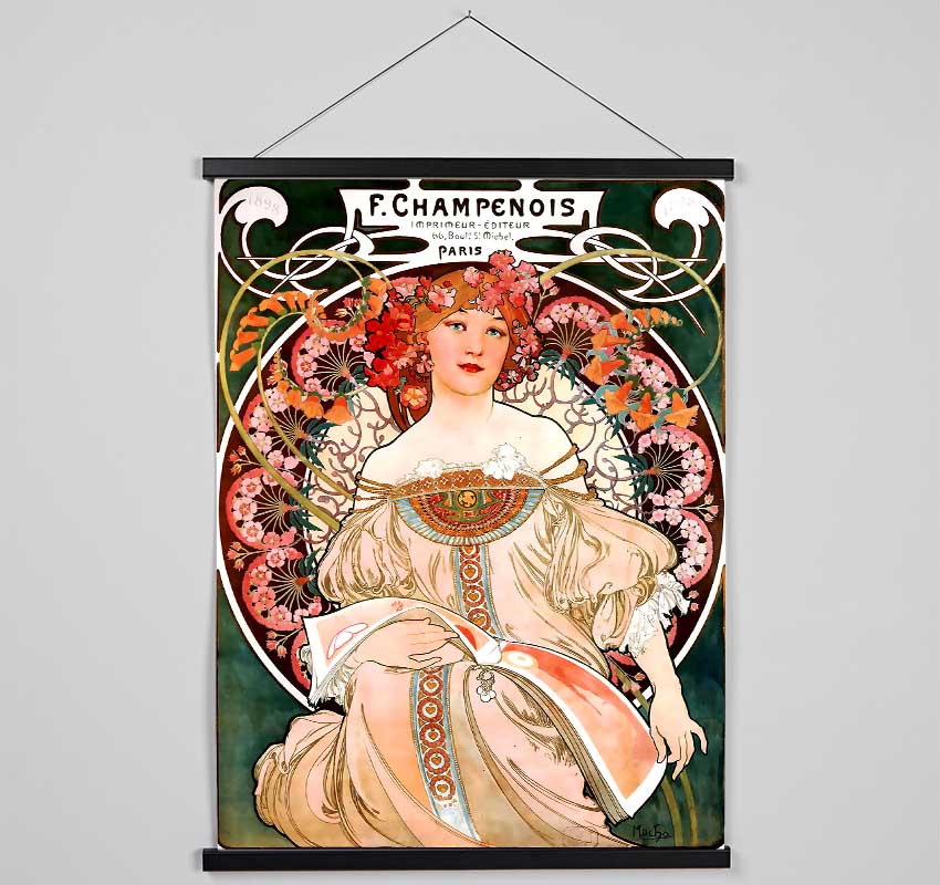 Alphonse Mucha Champenois Hanging Poster - Wallart-Direct UK