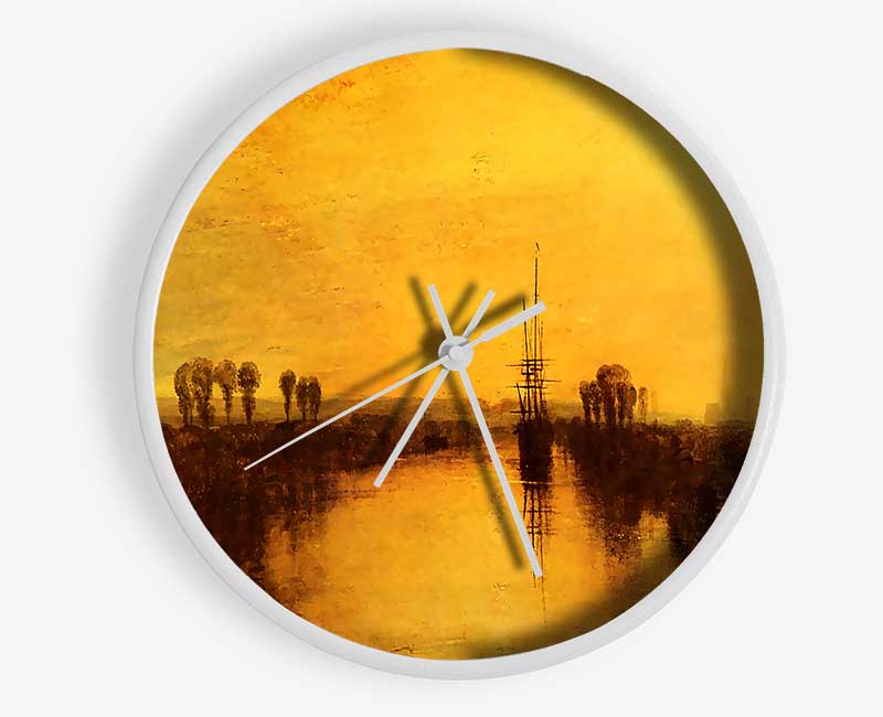 Joseph Mallord Turner Chichester Canal Clock - Wallart-Direct UK