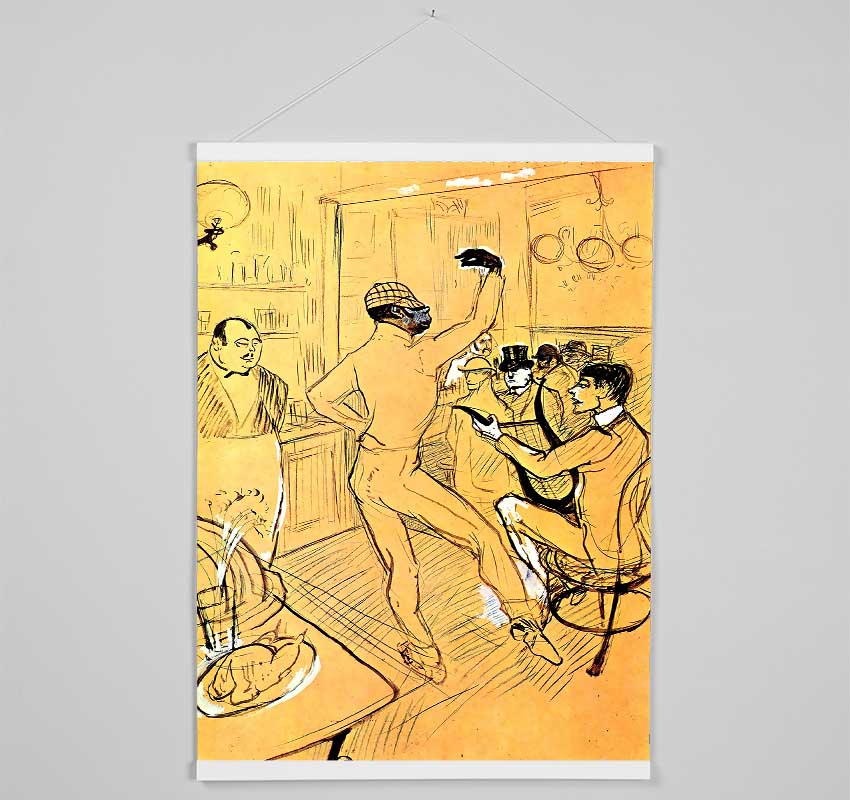 Toulouse Lautrec Chocolat Dance Hanging Poster - Wallart-Direct UK