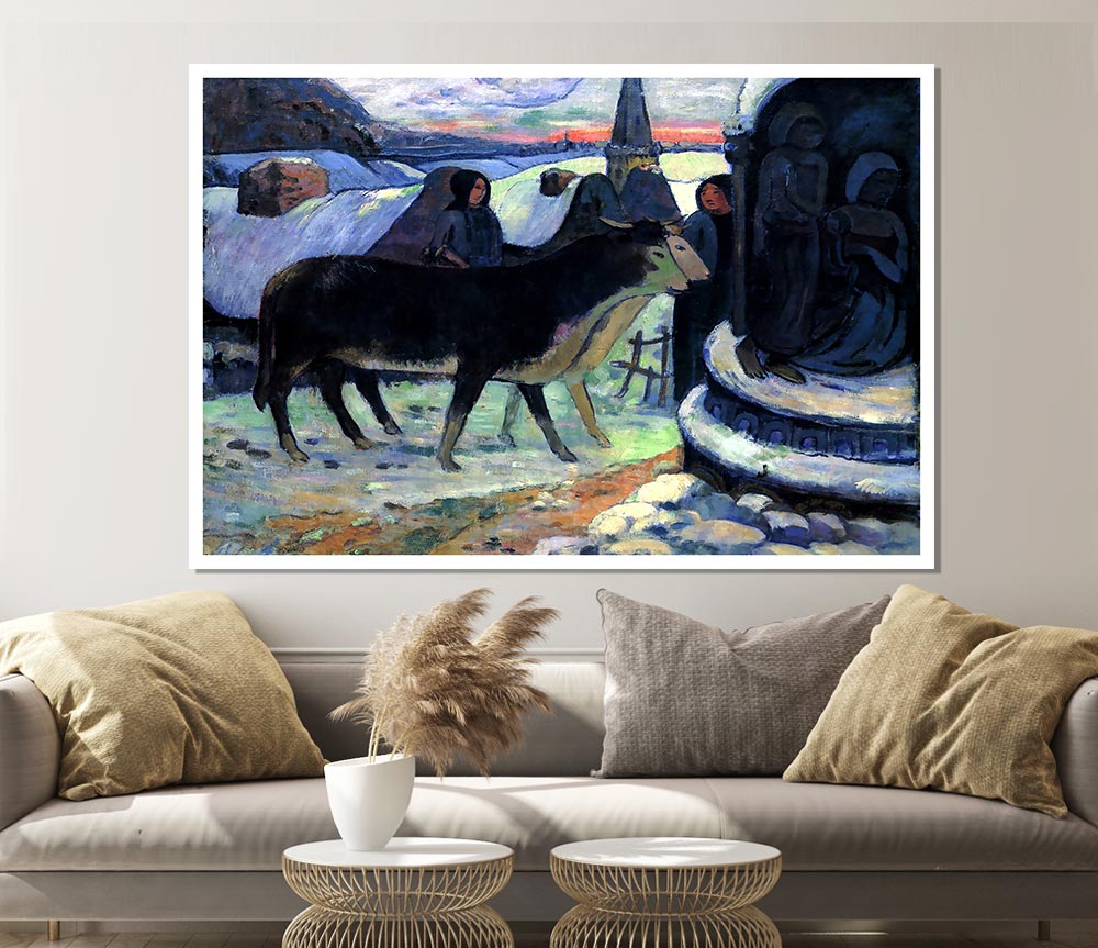 Gauguin Christmas Print Poster Wall Art