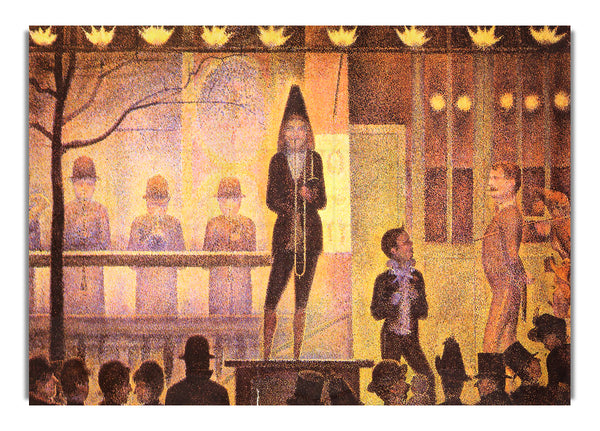 Circus Parade By Seurat