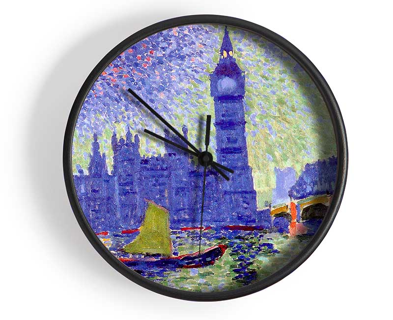 Claude Monet Thames Clock - Wallart-Direct UK